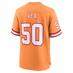 Vita Vea Tampa Bay Buccaneers 50th Season Game Jersey - Creamsicle Jerseys