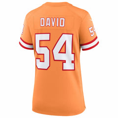 Lavonte David Tampa Bay Buccaneers Women's 50th Season Game Jersey - Creamsicle Jerseys