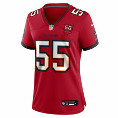 Derrick Brooks Tampa Bay Buccaneers Women's 50th Anniversary Team Game Jersey - Red Jerseys