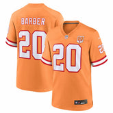 Ronde Barber Tampa Bay Buccaneers 50th Season Game Jersey - Creamsicle Jerseys
