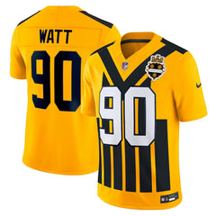 T.J. Watt Pittsburgh Steelers Alternate Vapor F.U.S.E. Limited Jersey - Gold Jerseys