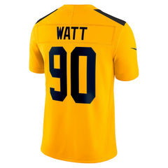 T.J. Watt Pittsburgh Steelers Alternate Vapor F.U.S.E. Limited Jersey - Gold Jerseys