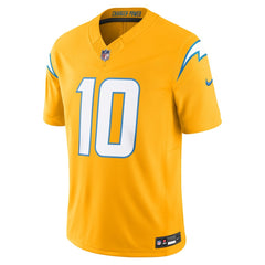Justin Herbert Los Angeles Chargers Alternate Charger Power Vapor F.U.S.E. Limited Jersey - Gold Jerseys