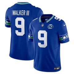 Kenneth Walker III Seattle Seahawks 50th Season Vapor F.U.S.E. Limited Jersey - Royal Jerseys