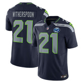 Devon Witherspoon Seattle Seahawks Team 50th Season Vapor F.U.S.E. Limited Jersey - College Navy Jerseys