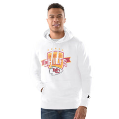 Kansas City Chiefs Starter Vintage Pullover Hoodie - White Hoodies