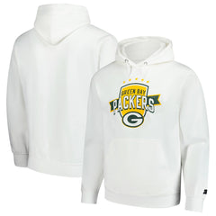 Green Bay Packers Starter Vintage Pullover Hoodie - White Hoodies
