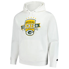 Green Bay Packers Starter Vintage Pullover Hoodie - White Hoodies
