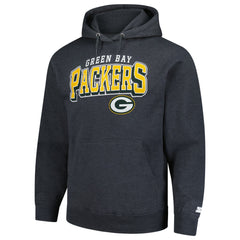 Green Bay Packers Starter Vintage Pullover Hoodie - Charcoal Hoodies