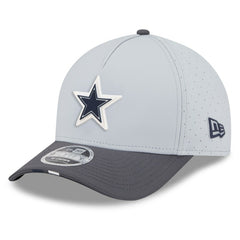Dallas Cowboys New Era 2025 NFL Training Camp A-Frame 9FORTY Adjustable Hat - Gray/Graphite Hats