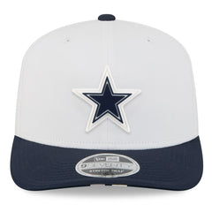 Dallas Cowboys New Era 2025 NFL Training Camp 9SEVENTY Adjustable Hat - White/Navy Hats