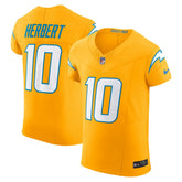 Justin Herbert Los Angeles Chargers Alternate Charger Power Vapor F.U.S.E. Elite Jersey - Gold Jerseys