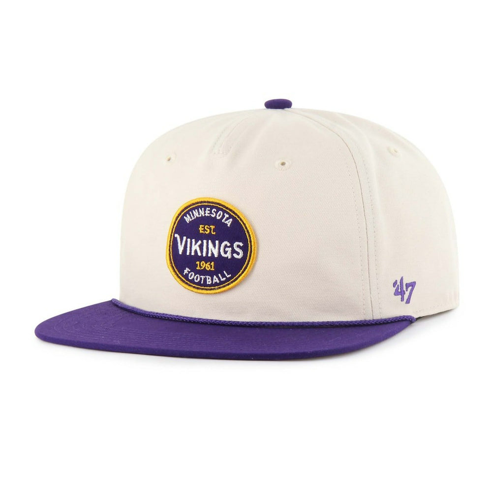 Minnesota Vikings '47 Payson Captain Adjustable Hat - Natural Hats