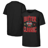 Chicago Blackhawks Youth 2025 NHL Winter Classic Game Day T-Shirt - Black | US 202525307