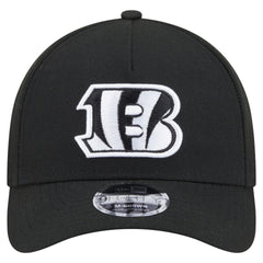 Cincinnati Bengals New Era Team Collection 9FORTY M-Crown A-Frame Adjustable Hat - Black Hats