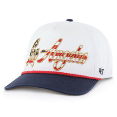 Los Angeles Chargers '47 Patriotic Overhand Hitch Adjustable Hat - White Hats