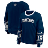 Dallas Cowboys WEAR by Erin Andrews Women's Sport Long-Sleeve T-Shirt - Navy T-shirts