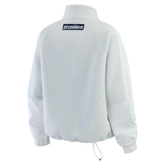 Dallas Cowboys WEAR by Erin Andrews Women's Polar Fleece Half-Zip Jacket - White Jackets