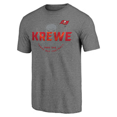Tampa Bay Buccaneers Hot Route Tri-Blend T-Shirt - Heather Gray T-shirts