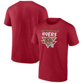 San Francisco 49ers Retro Helmet T-Shirt - Scarlet T-shirts