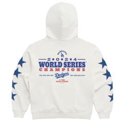 Los Angeles Dodgers Madhappy 2024 World Series Champions Star Pullover Hoodie - White Hoodies