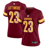 Marshon Lattimore Washington Commanders Women's Team Game Jersey - Burgundy Jerseys