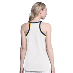 Denver Nuggets G-III 4Her by Carl Banks Women's Curveball Racerback Scoop Neck Slub Tank Top White