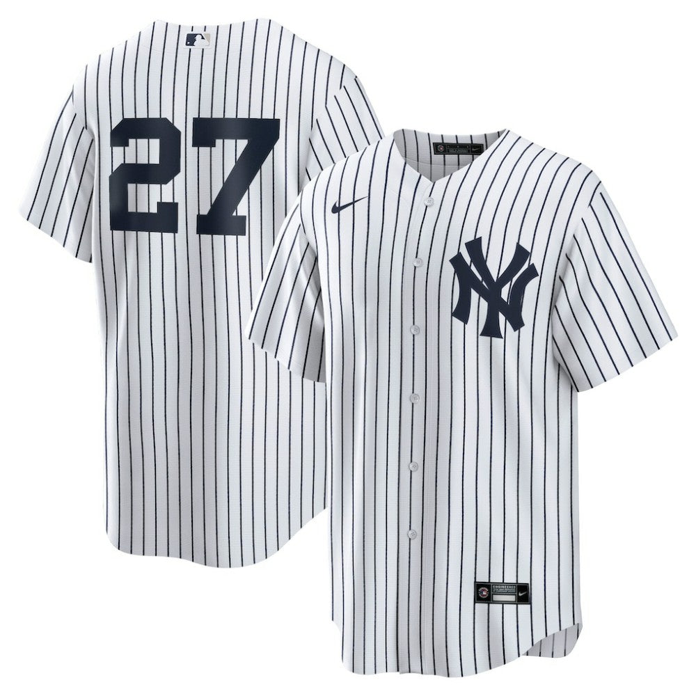 Giancarlo Stanton New York Yankees Nike Home Replica Player Jersey - White Jerseys