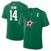 Jamie Benn Dallas Stars Fanatics Captain Authentic Stack Name & Number T-Shirt - Kelly Green | US 202531960