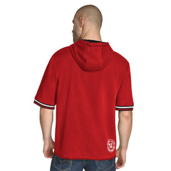Chicago Bulls Tommy Jeans Paul French Terry Short Sleeve Pullover Hoodie Red outlet