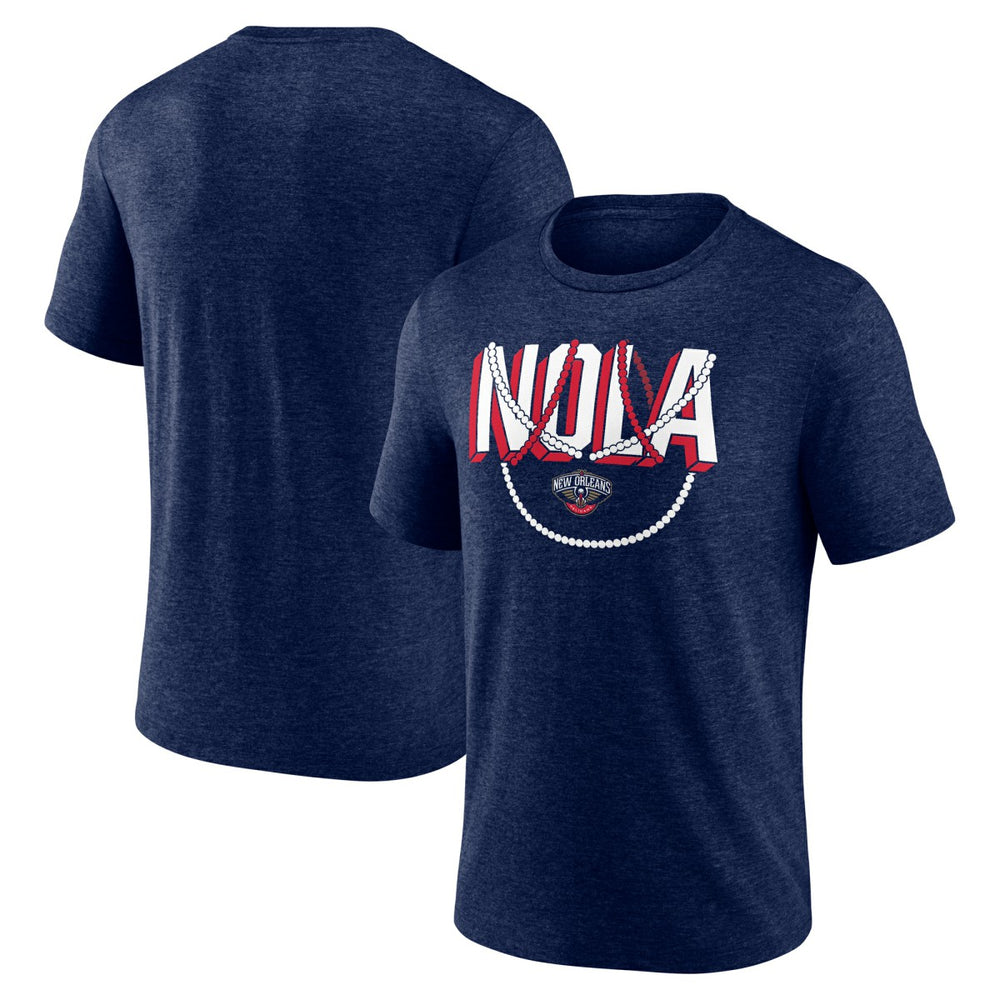 New Orleans Pelicans Team Pride Tri-Blend T-Shirt Navy outlet