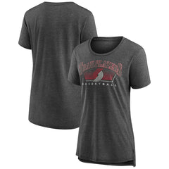 Portland Trail Blazers Women's Selection Tri-Blend T-Shirt Gray outlet