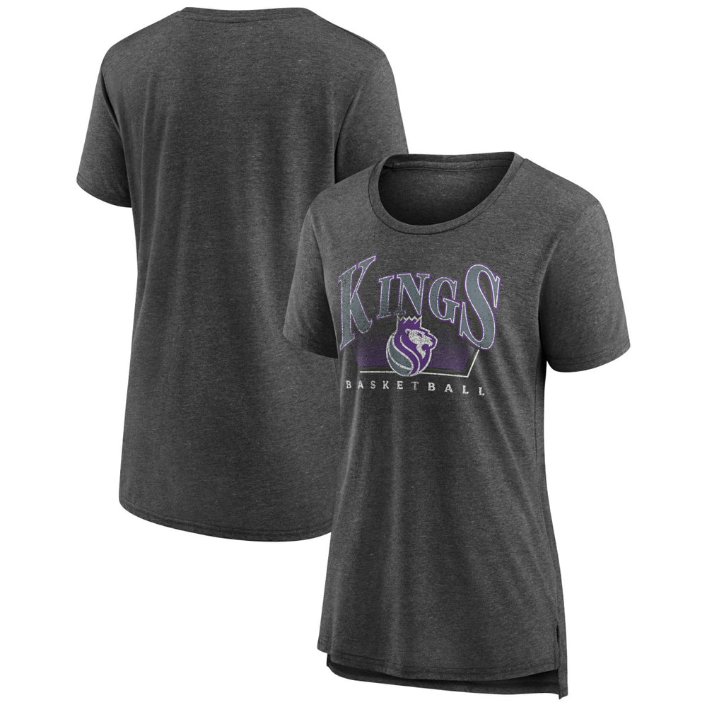 Sacramento Kings Women's Selection Tri-Blend T-Shirt Gray outlet