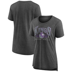 Sacramento Kings Women's Selection Tri-Blend T-Shirt Gray outlet