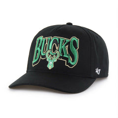 Milwaukee Bucks '47 Every Time Past Champs Hitch Adjustable Hat Black - 47 brand
