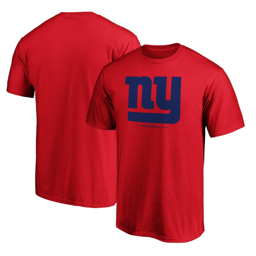 New York Giants Team Lockup T-Shirt - Red T-shirts