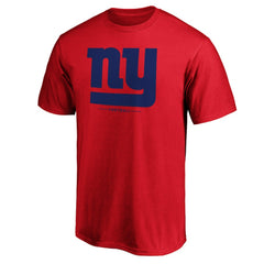 New York Giants Team Lockup T-Shirt - Red T-shirts