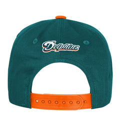 Miami Dolphins Outerstuff Youth True Retro Adjustable Hat - Aqua Hats