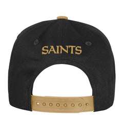 New Orleans Saints Outerstuff Youth True Retro Adjustable Hat - Black Hats