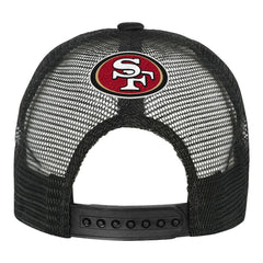 San Francisco 49ers Youth Modern Fan Trucker Adjustable Hat - White/Black Hats