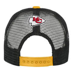 Kansas City Chiefs Youth Modern Fan Trucker Adjustable Hat - White/Gold Hats