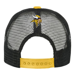 Minnesota Vikings Youth Modern Fan Trucker Adjustable Hat - White/Gold Hats