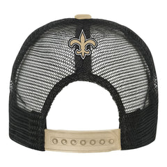 New Orleans Saints Youth Modern Fan Trucker Adjustable Hat - White/Gold Hats
