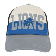 Detroit Lions Youth Modern Fan Trucker Adjustable Hat - White/Silver Hats