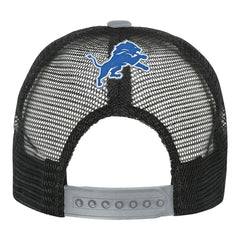 Detroit Lions Youth Modern Fan Trucker Adjustable Hat - White/Silver Hats