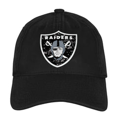 Las Vegas Raiders Outerstuff Girls Youth Gridiron Adjustable Hat - Black Hats