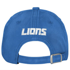 Detroit Lions Outerstuff Girls Youth Gridiron Adjustable Hat - Blue Hats