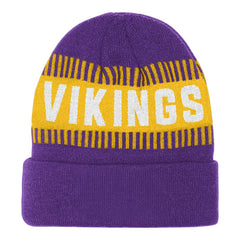 Minnesota Vikings Outerstuff Bright Lights Cuffed Knit Hat - Purple Hats