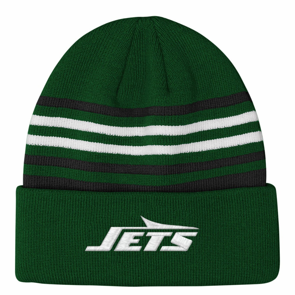 New York Jets Outerstuff Essentials Cuffed Knit Hat - Green Hats