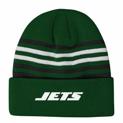 New York Jets Outerstuff Essentials Cuffed Knit Hat - Green Hats